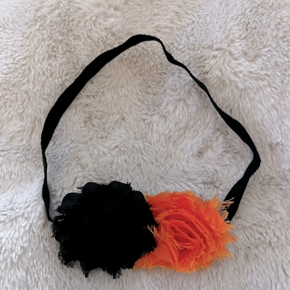 Baltimore Orioles fan wear | women’s headband | size:os | color: black & orange